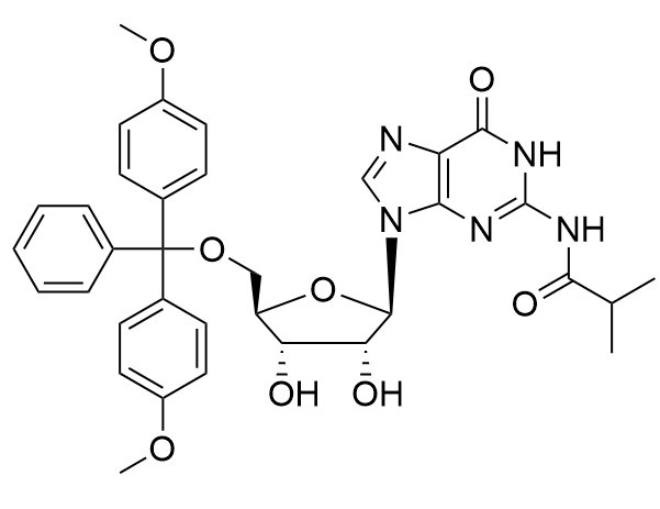 5'-O-(4,4'-二甲氧基三苯甲基)-N2-異丁?；?2'-鳥苷